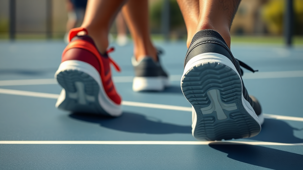 Court Shoes On Acrylic Pickle