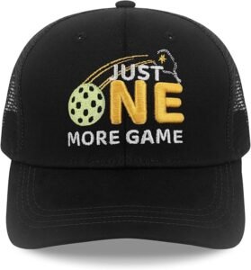 Pickleball Hat Adjustable Embroidered Baseball Cap